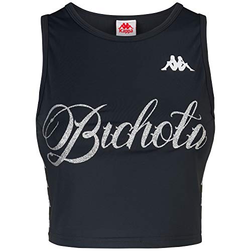 Kappa 222 Banda Karol G Ridin Camiseta, Negro, para Mujer, xl