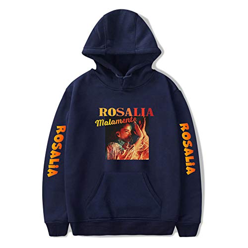 De.Pommeyeux Rosalia Merch - Sudadera con capucha para Hip Hop Spanish Singer
