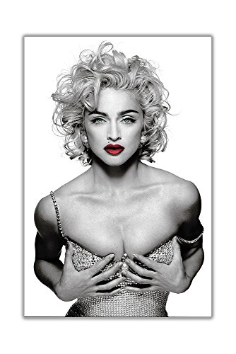 Póster de Madonna con labios rojos para decoración de pared, tamaño A0, 118,9 cm x...