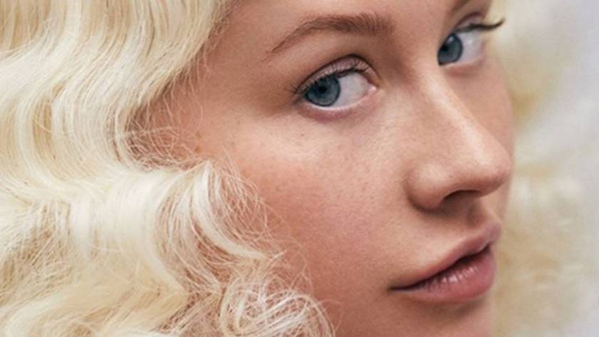 cristina aguilera sin maquillaje