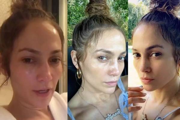 jlo sin maquillaje