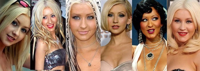evolucion cristina aguilera