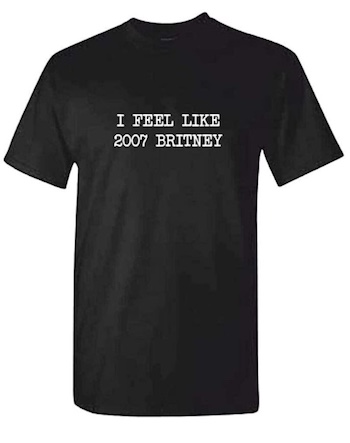 Camiseta Britney Spears 2007
