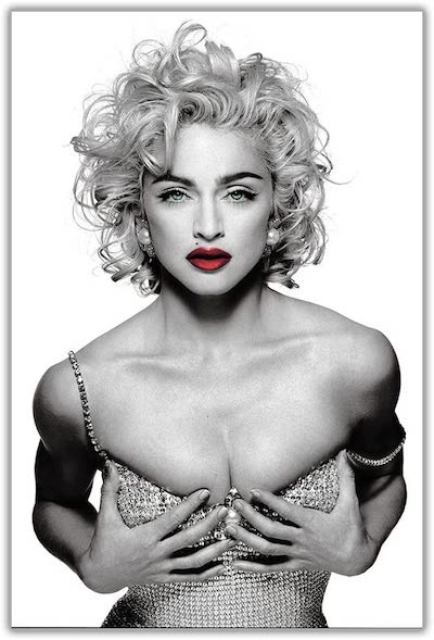 Póster de Madonna cantante